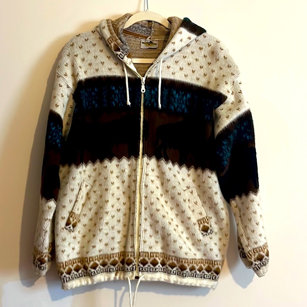 EUC Earth Ragz Jacket with hood